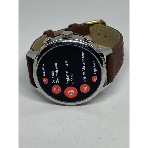 Fossil Gen 4 Authentic Digital Dial Smart Watch Custom Band FTW6014 AB180 - Picture 6 of 10